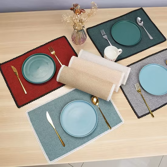 Washable Heat Resistant Non-Slip Table Placemats and Coaster